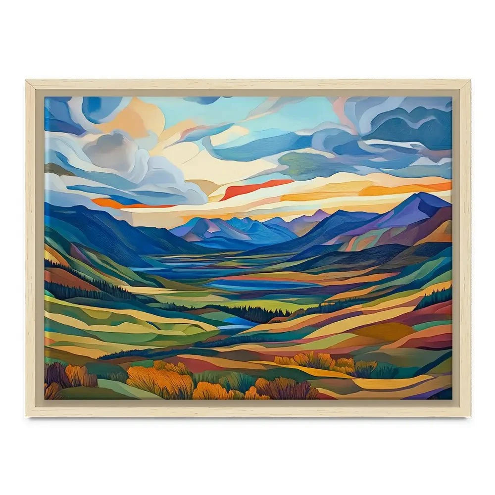 Mountain Valley Canvas Print Mountain Valley Canvas Print wall art product David Alexander Elder
