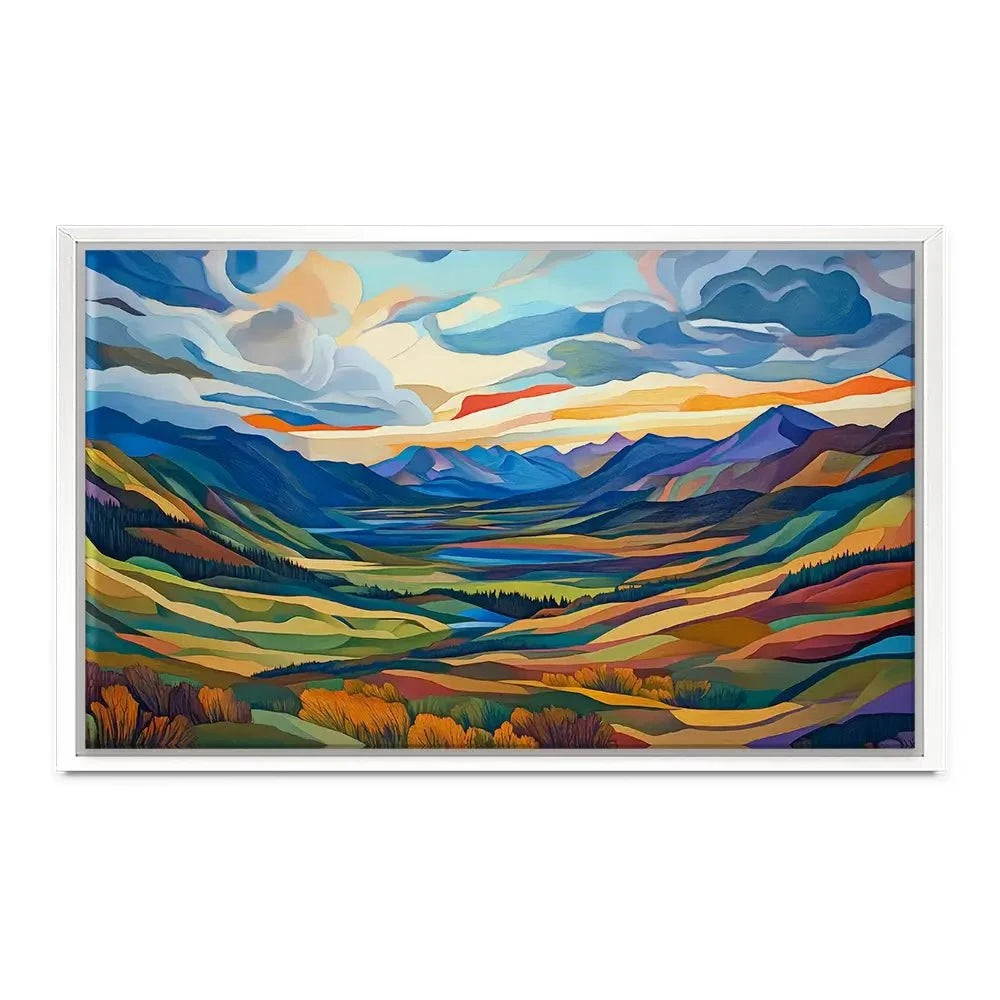Mountain Valley Canvas Print Mountain Valley Canvas Print wall art product David Alexander Elder