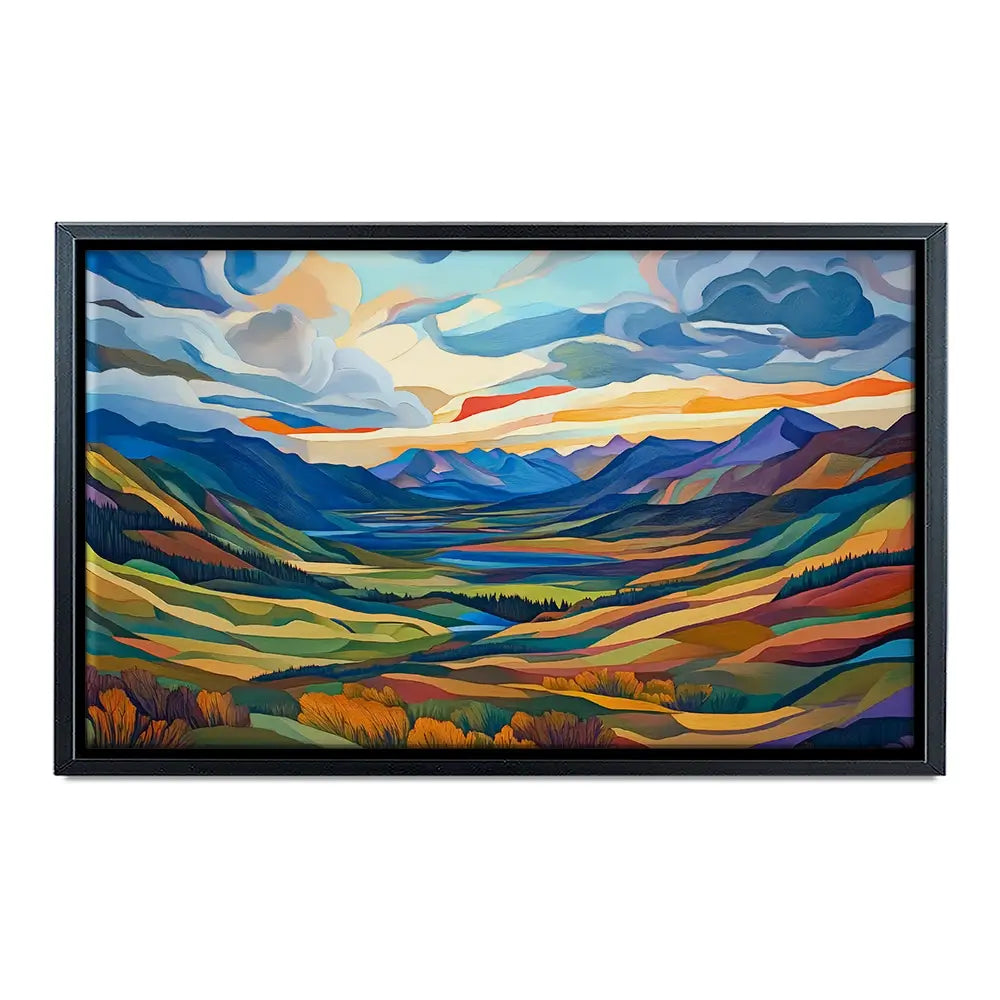 Mountain Valley Oversized Canvas Print Mountain Valley Oversized Canvas Print wall art product David Alexander Elder