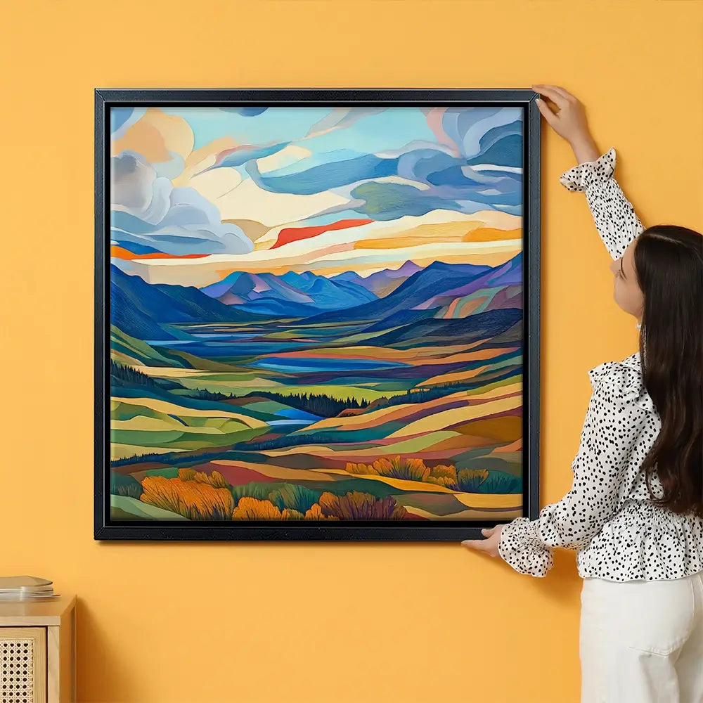 Mountain Valley Oversized Canvas Print Mountain Valley Oversized Canvas Print wall art product David Alexander Elder