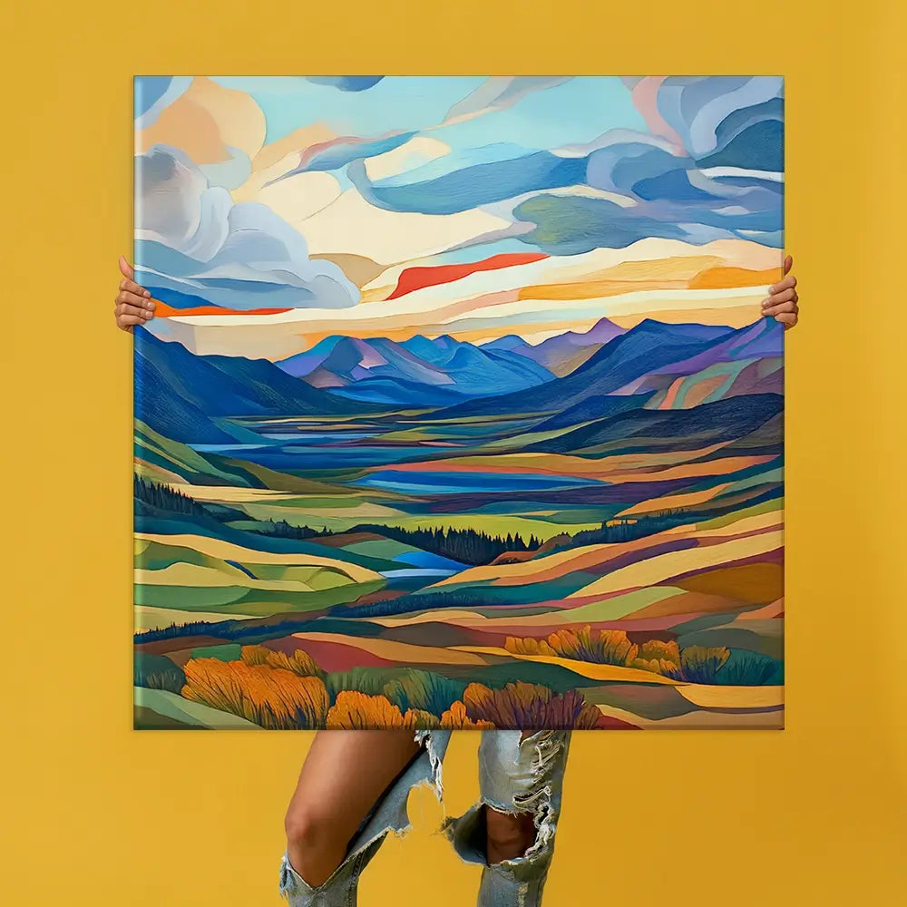 Mountain Valley Oversized Canvas Print Mountain Valley Oversized Canvas Print wall art product David Alexander Elder