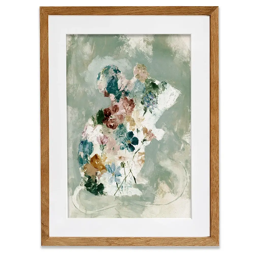 Mouse Blossom Framed Art Print Mouse Blossom Framed Art Print wall art product Chromatic Storm Studio