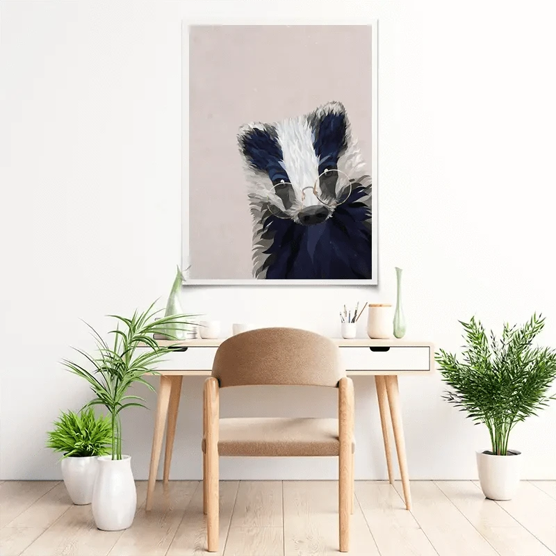 Mr Badger Art Print Mr Badger Art Print wall art product Sarah Manovski