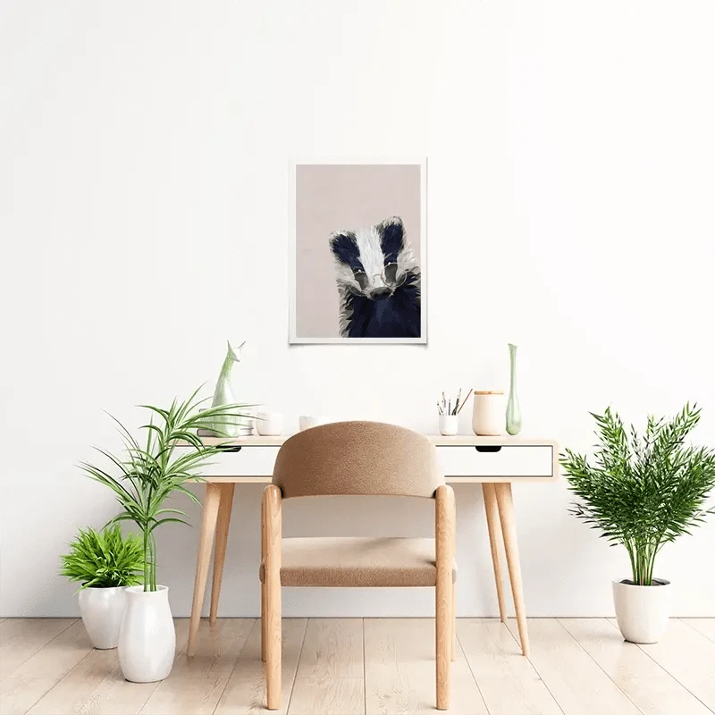 Mr Badger Art Print Mr Badger Art Print wall art product Sarah Manovski