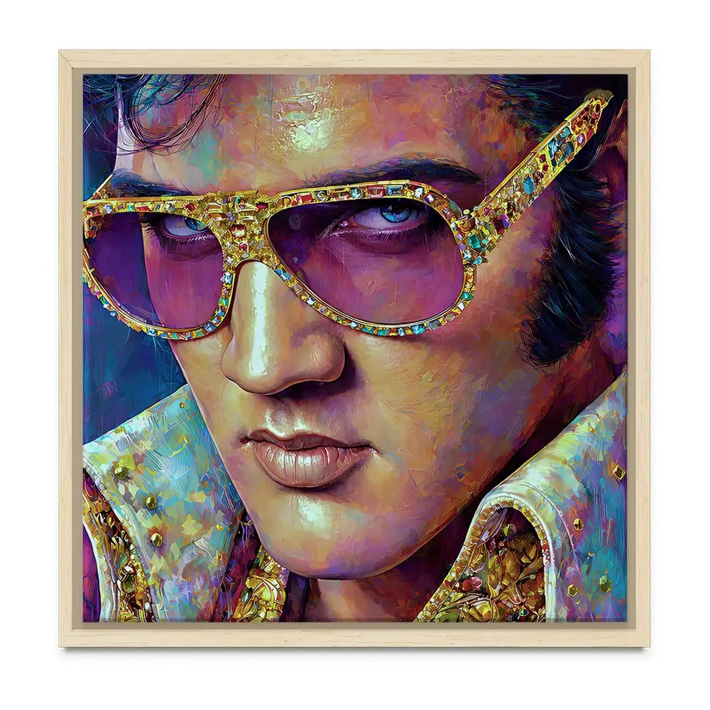 Mr Elvis Oversized Canvas Print Mr Elvis Oversized Canvas Print wall art product Art Print Shop