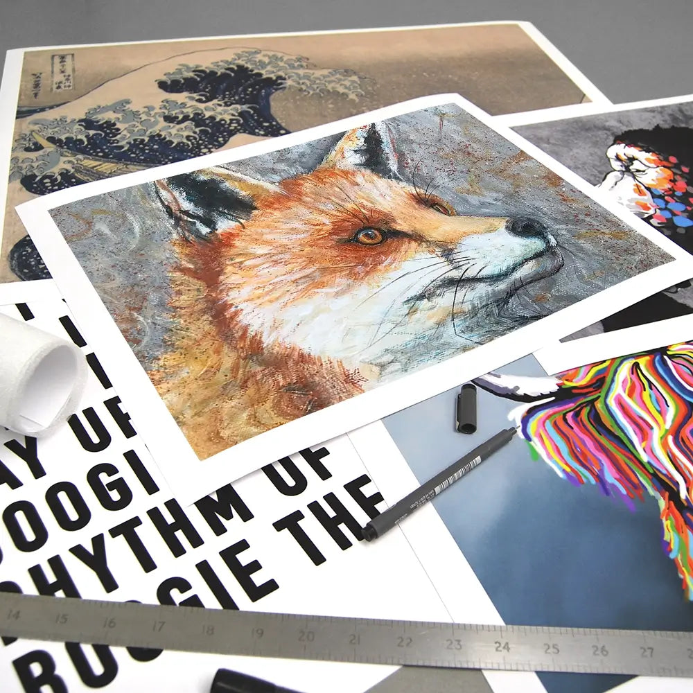 Mr Fox Art Print Mr Fox Art Print wall art product Jane Brookshaw