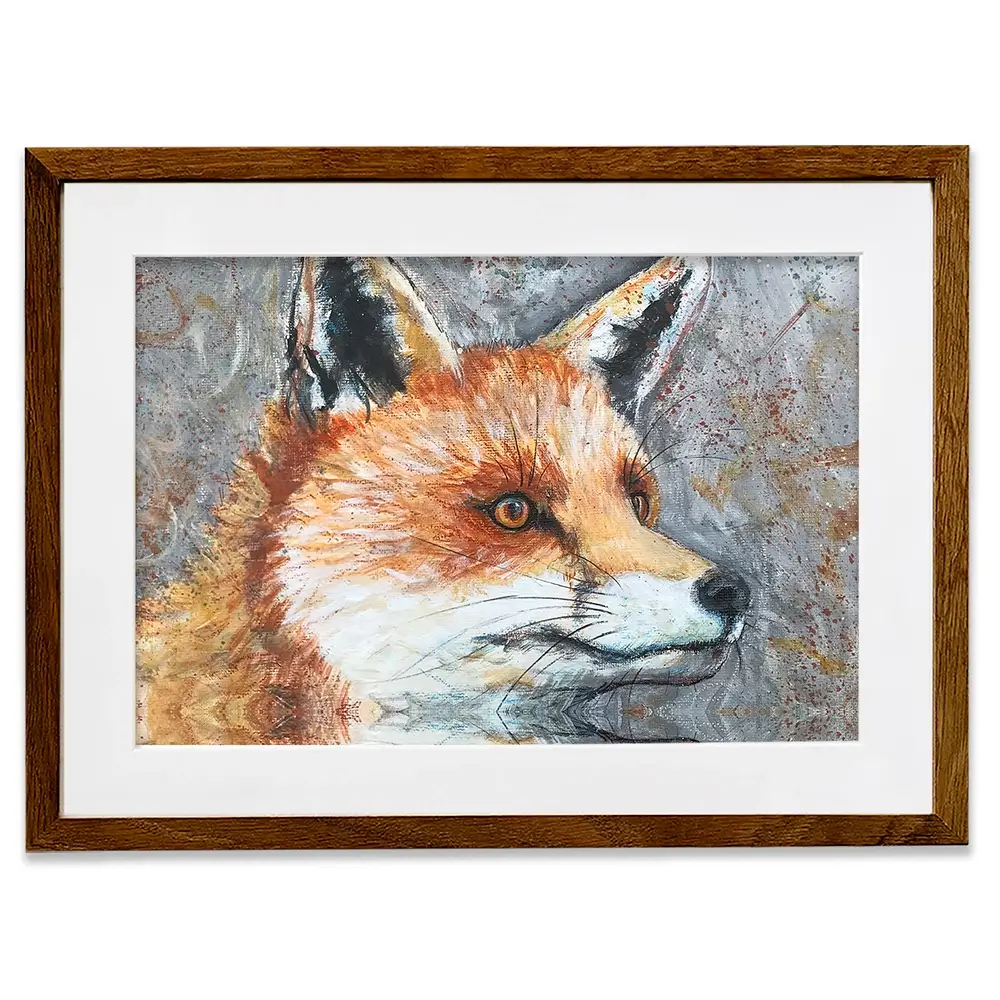 Mr Fox Framed Art Print Mr Fox Framed Art Print wall art product Jane Brookshaw