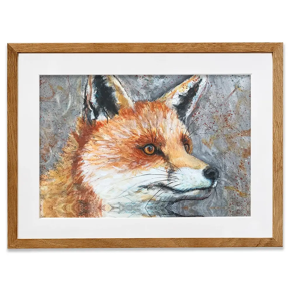 Mr Fox Framed Art Print Mr Fox Framed Art Print wall art product Jane Brookshaw