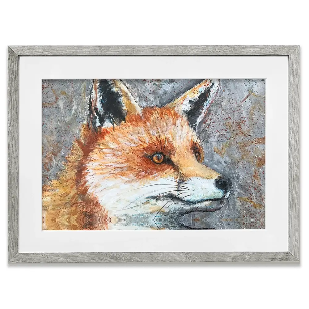 Mr Fox Framed Art Print Mr Fox Framed Art Print wall art product Jane Brookshaw