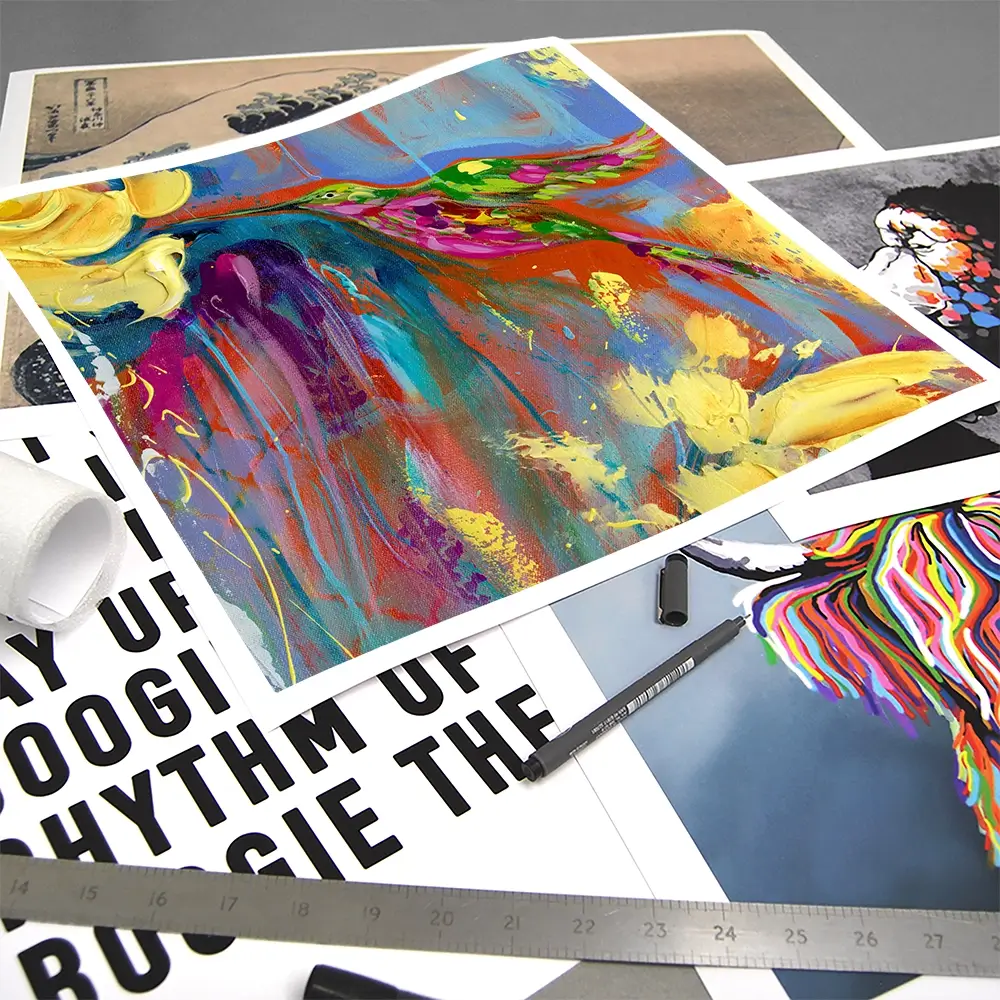 Mr Hummer Square Art Print Mr Hummer Square Art Print wall art product Estelle Grengs - Independent