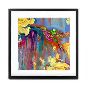 Mr Hummer Square Framed Art Print Mr Hummer Square Framed Art Print wall art product Estelle Grengs - Independent