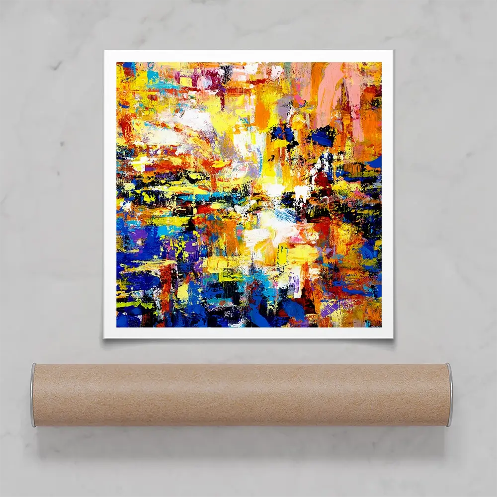 Muddled Square Art Print Muddled Square Art Print wall art product Ivailo Nikolov / Shutterstock