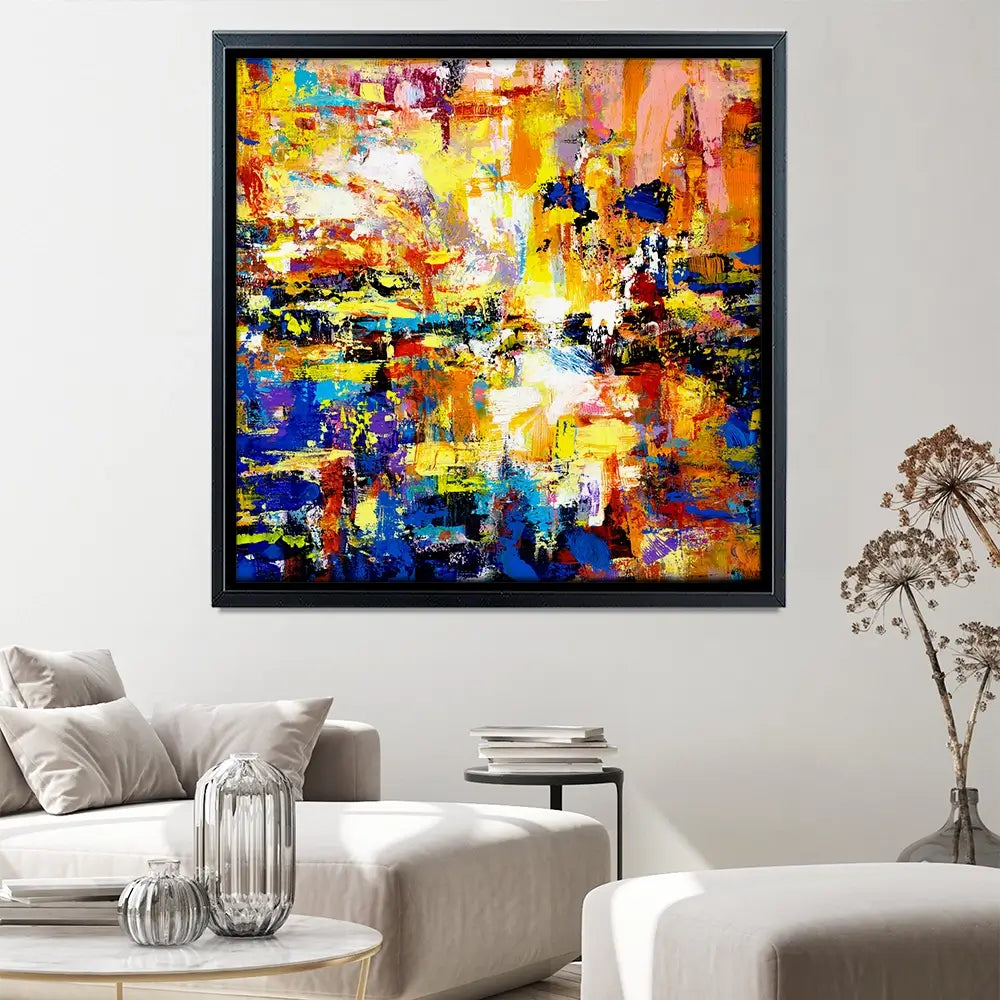 Muddled Square Canvas Print Muddled Square Canvas Print wall art product Ivailo Nikolov / Shutterstock