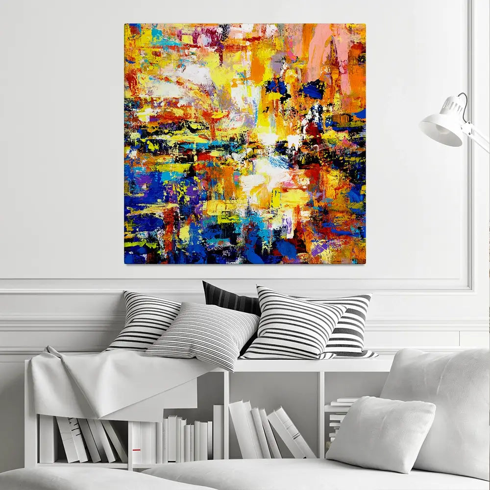 Muddled Square Canvas Print Muddled Square Canvas Print wall art product Ivailo Nikolov / Shutterstock