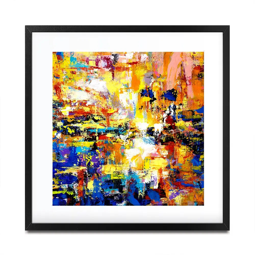 Muddled Square Framed Art Print Muddled Square Framed Art Print wall art product Ivailo Nikolov / Shutterstock