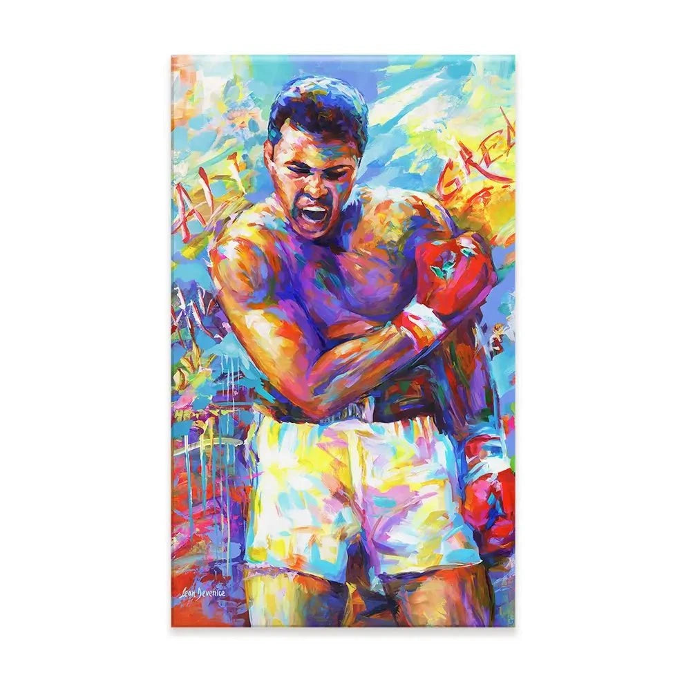 Muhammad Ali Canvas Print Muhammad Ali Canvas Print wall art product Leon Devenice