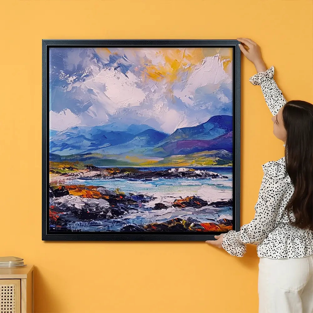 Mull Mountains Oversized Canvas Print Mull Mountains Oversized Canvas Print wall art product Art Print Shop
