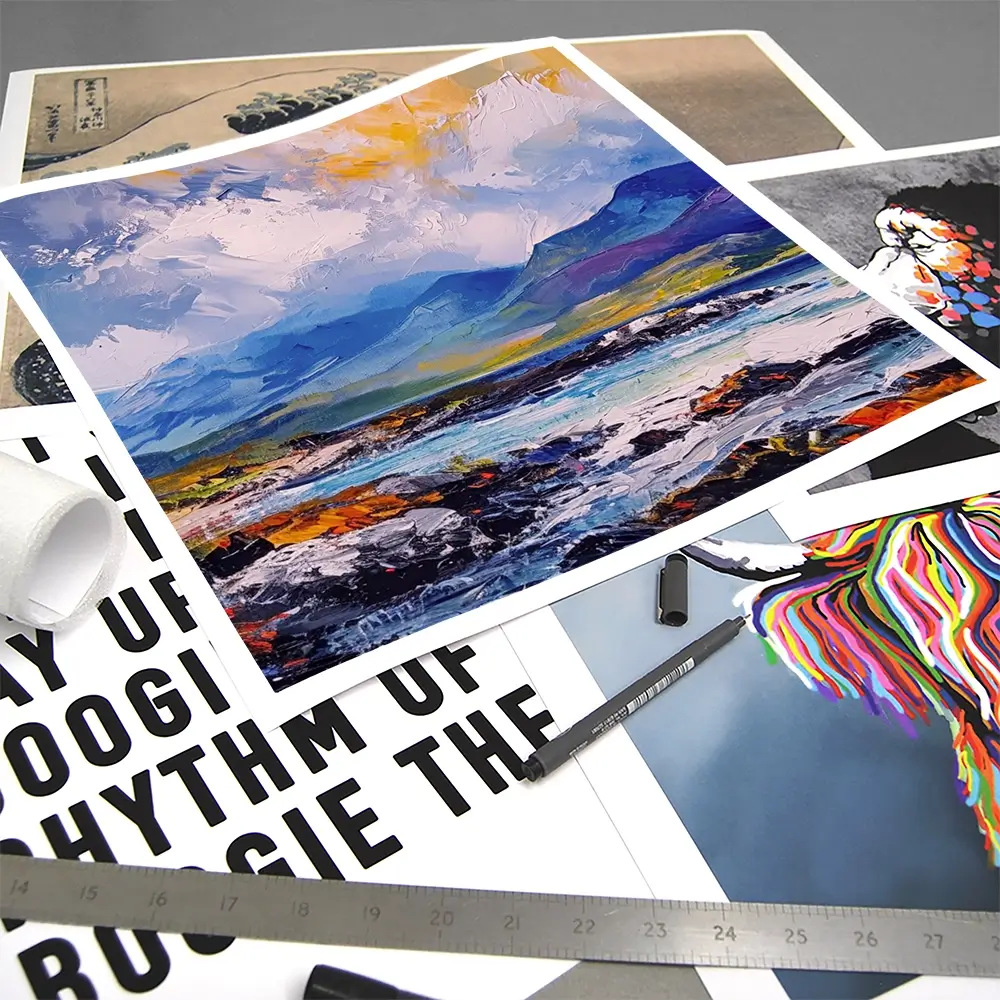 Mull Mountains Square Art Print Mull Mountains Square Art Print wall art product Art Print Shop