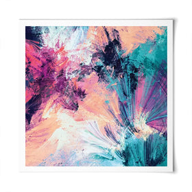 Multicoloured Abstract Square Art Print Multicoloured Abstract Square Art Print wall art product Excellent backgrounds / Shutterstock