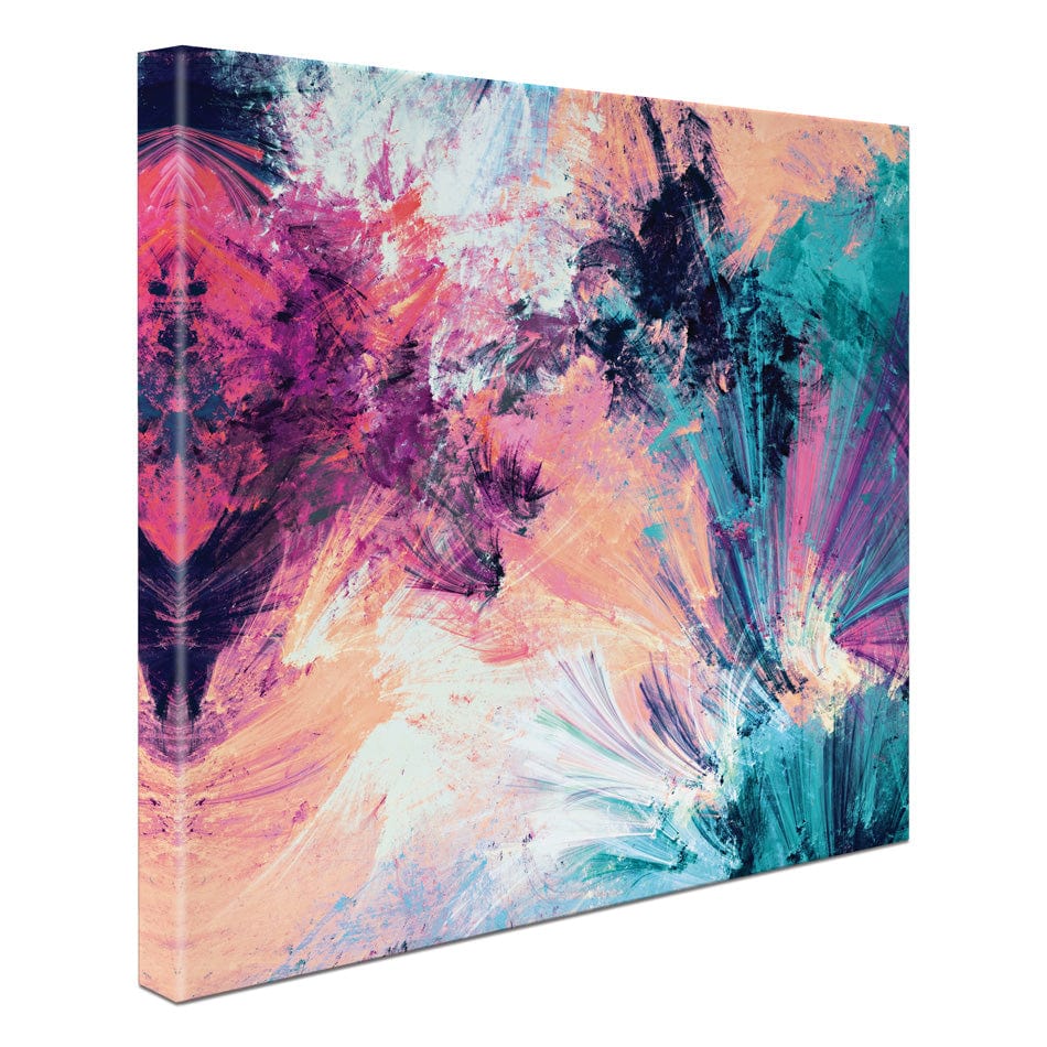 Multicoloured Abstract Square Canvas Print wall art product Excellent backgrounds / Shutterstock