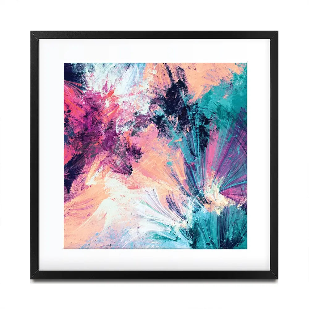 Multicoloured Abstract Square Framed Art Print Multicoloured Abstract Square Framed Art Print wall art product Excellent backgrounds / Shutterstock