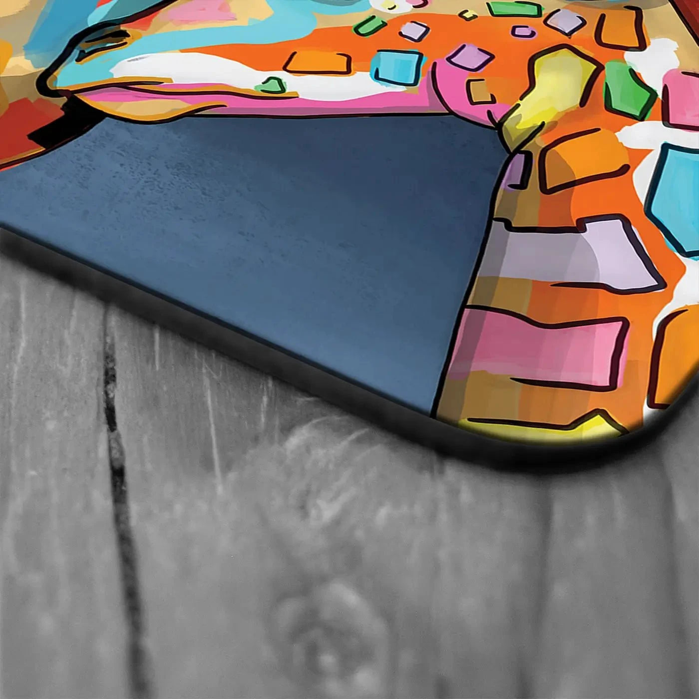 Multicoloured Giraffe And Calf Coaster Set Multicoloured Giraffe And Calf Coaster Set wall art product Independent