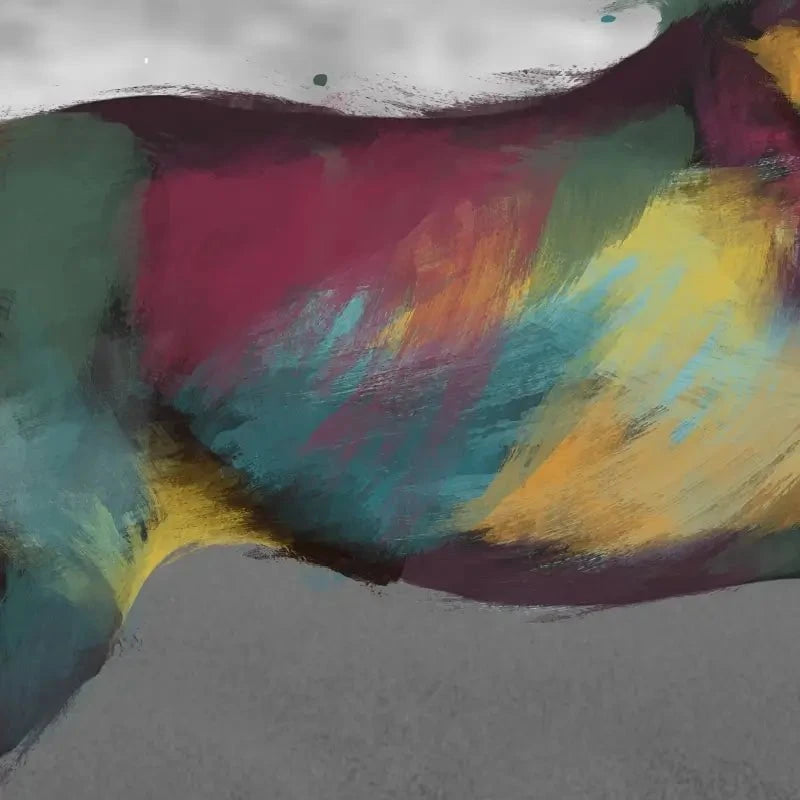 Multicoloured Horse Art Print Multicoloured Horse Art Print wall art product Aimee Linzi