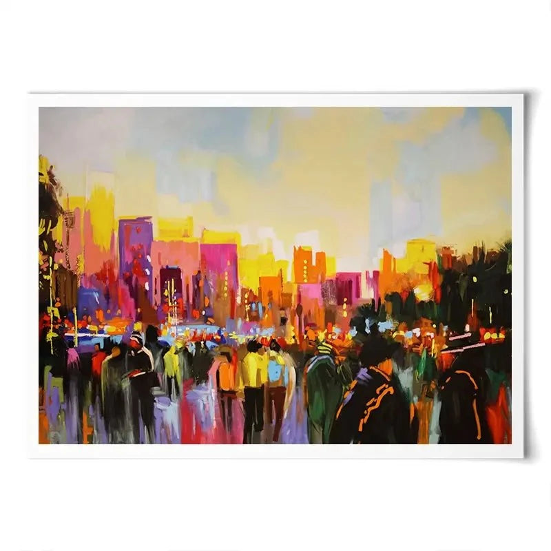 Multicoloured New York Art Print Multicoloured New York Art Print wall art product Maria Moretti