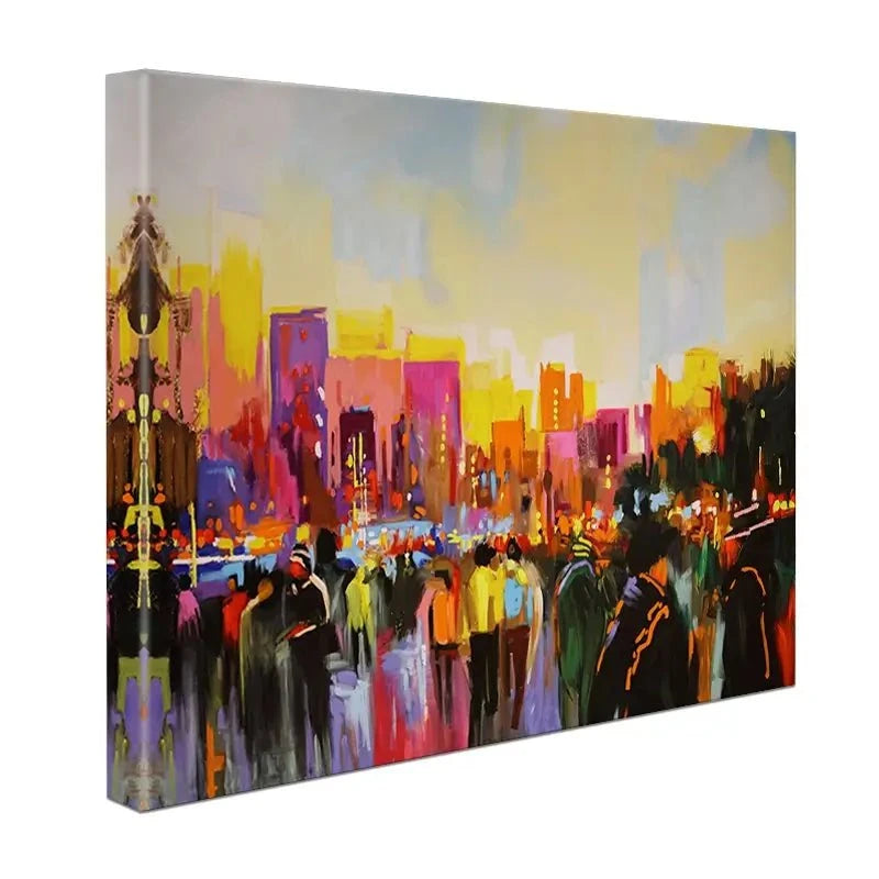 Multicoloured New York Canvas Print Multicoloured New York Canvas Print wall art product Maria Moretti