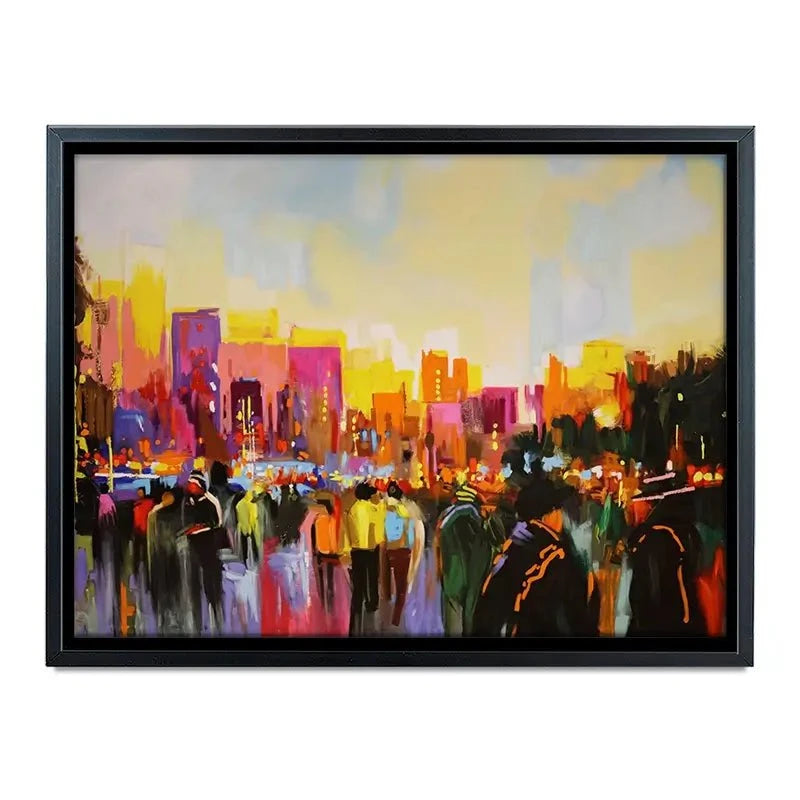 Multicoloured New York Canvas Print Multicoloured New York Canvas Print wall art product Maria Moretti