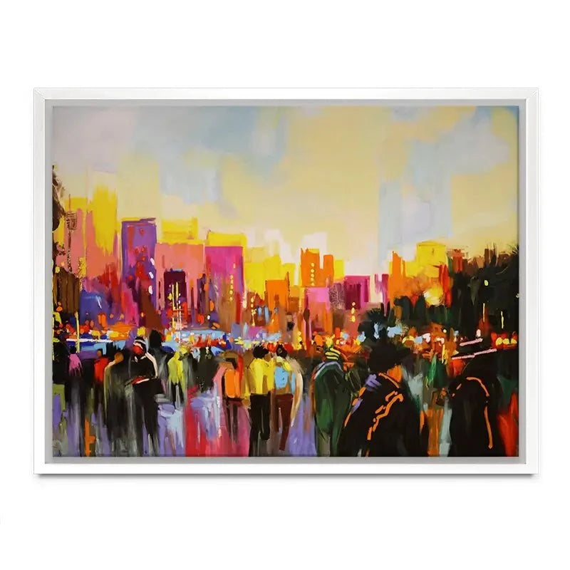 Multicoloured New York Canvas Print Multicoloured New York Canvas Print wall art product Maria Moretti
