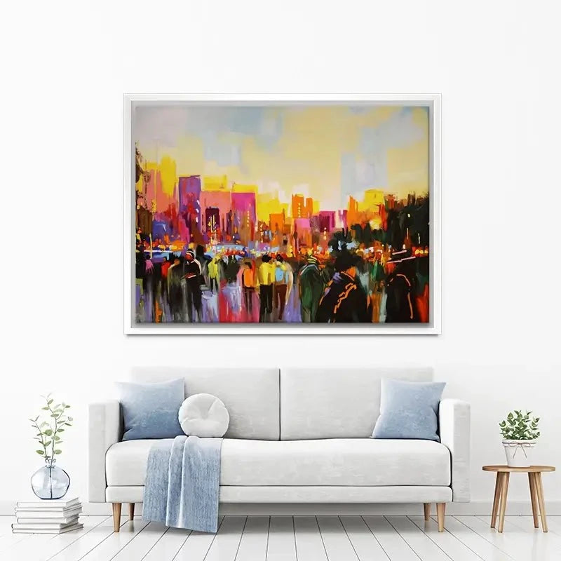 Multicoloured New York Canvas Print Multicoloured New York Canvas Print wall art product Maria Moretti