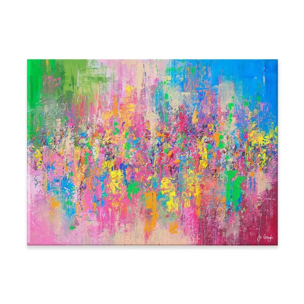 Multicoloured Spectrum Of Dreams Canvas Print Multicoloured Spectrum Of Dreams Canvas Print wall art product Jo Gough
