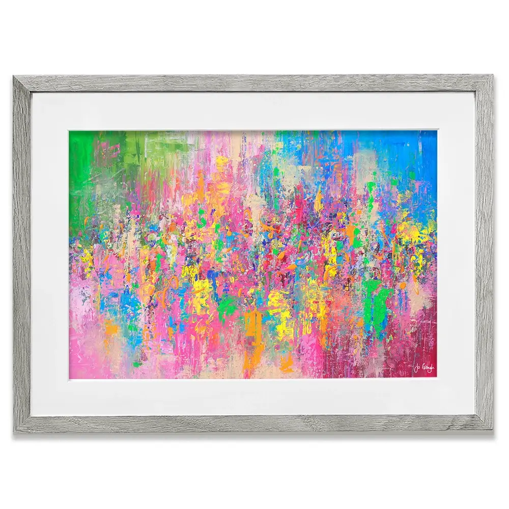 Multicoloured Spectrum Of Dreams Framed Art Print Multicoloured Spectrum Of Dreams Framed Art Print wall art product Jo Gough
