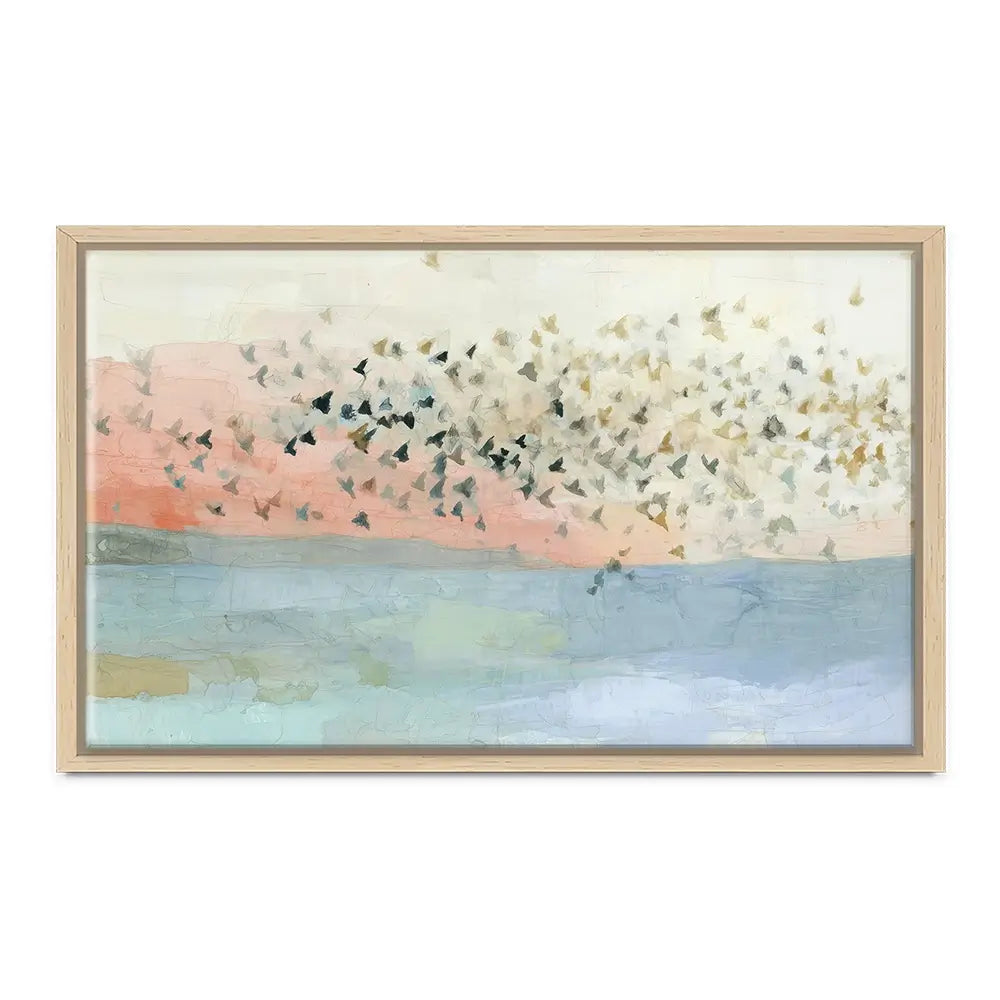 Murmuration Of Birds Canvas Print Murmuration Of Birds Canvas Print wall art product Chromatic Storm Studio