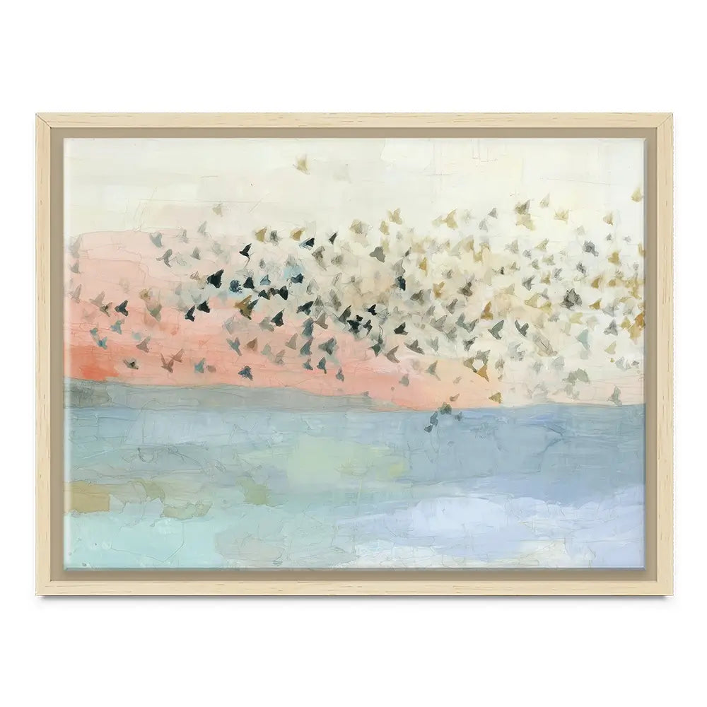 Murmuration Of Birds Canvas Print Murmuration Of Birds Canvas Print wall art product Chromatic Storm Studio