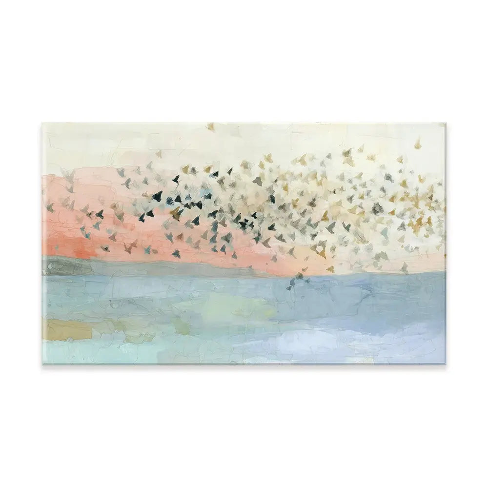 Murmuration Of Birds Canvas Print Murmuration Of Birds Canvas Print wall art product Chromatic Storm Studio