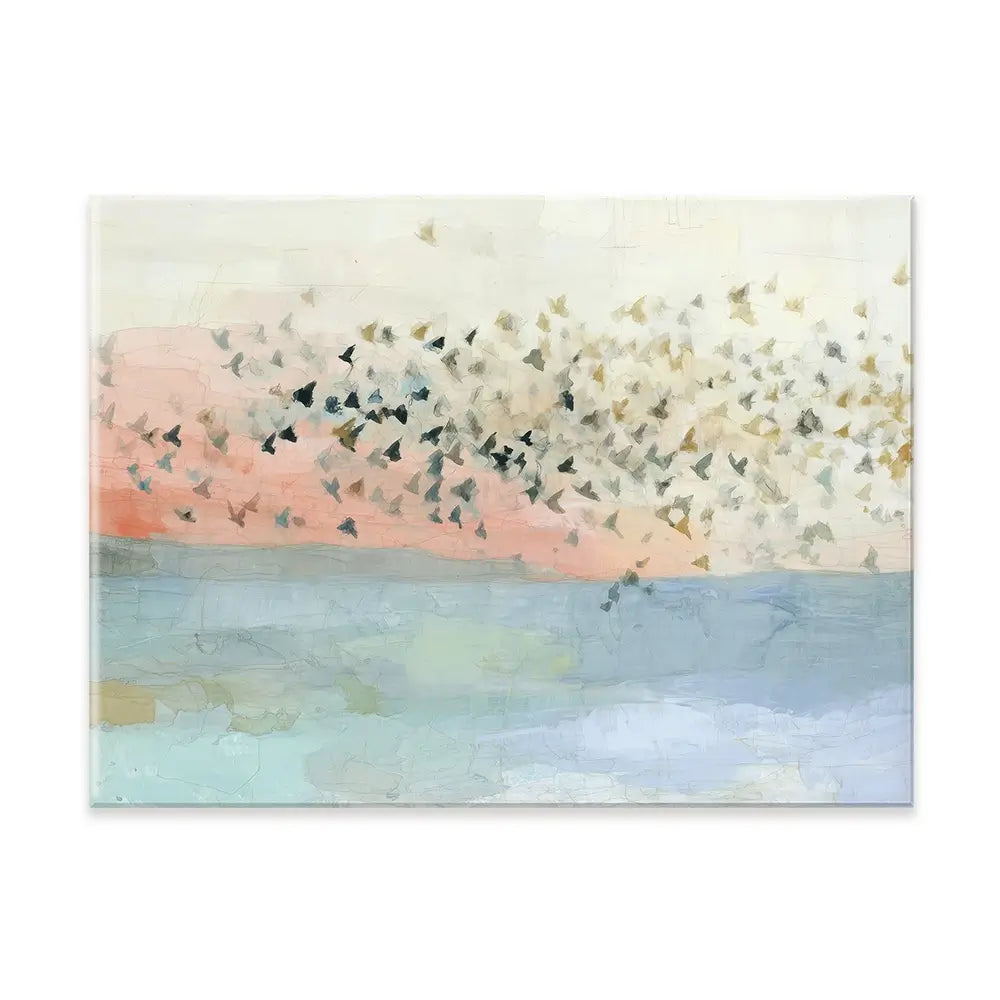 Murmuration Of Birds Canvas Print Murmuration Of Birds Canvas Print wall art product Chromatic Storm Studio