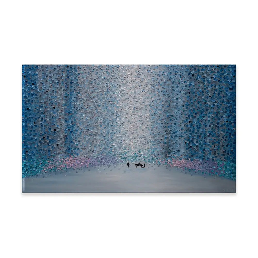 Music And Rain Canvas Print Music And Rain Canvas Print wall art product Ekaterina Ermilkina