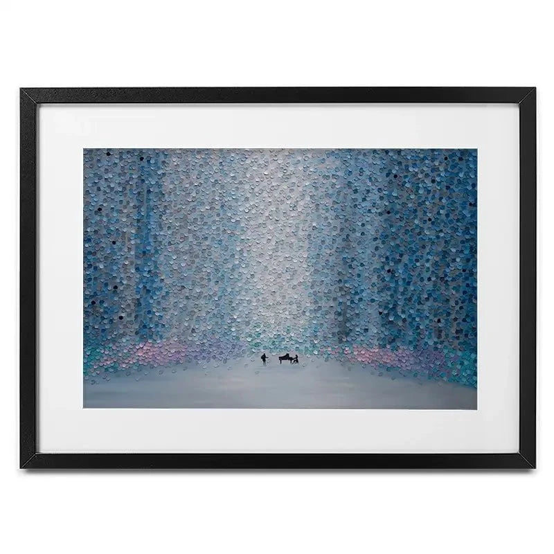 Music And Rain Framed Art Print Music And Rain Framed Art Print wall art product Ekaterina Ermilkina