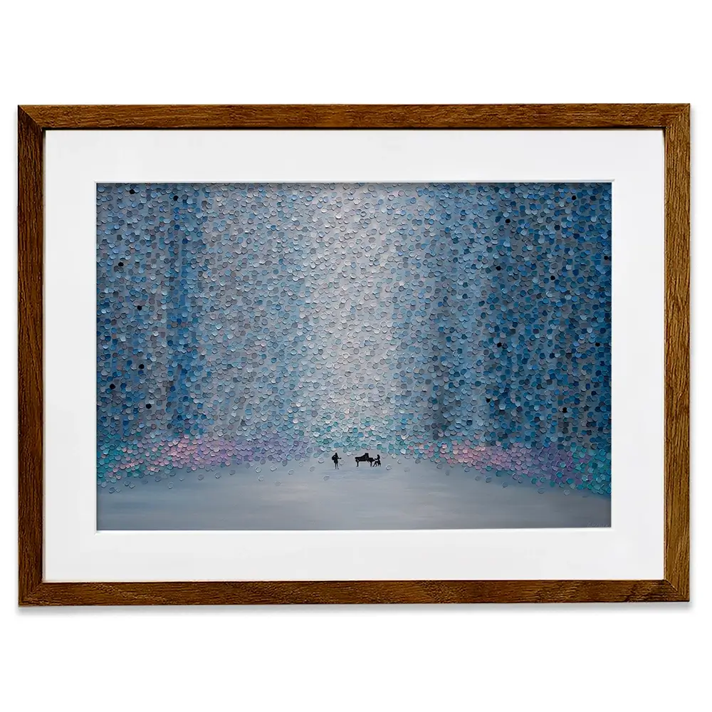 Music And Rain Framed Art Print Music And Rain Framed Art Print wall art product Ekaterina Ermilkina