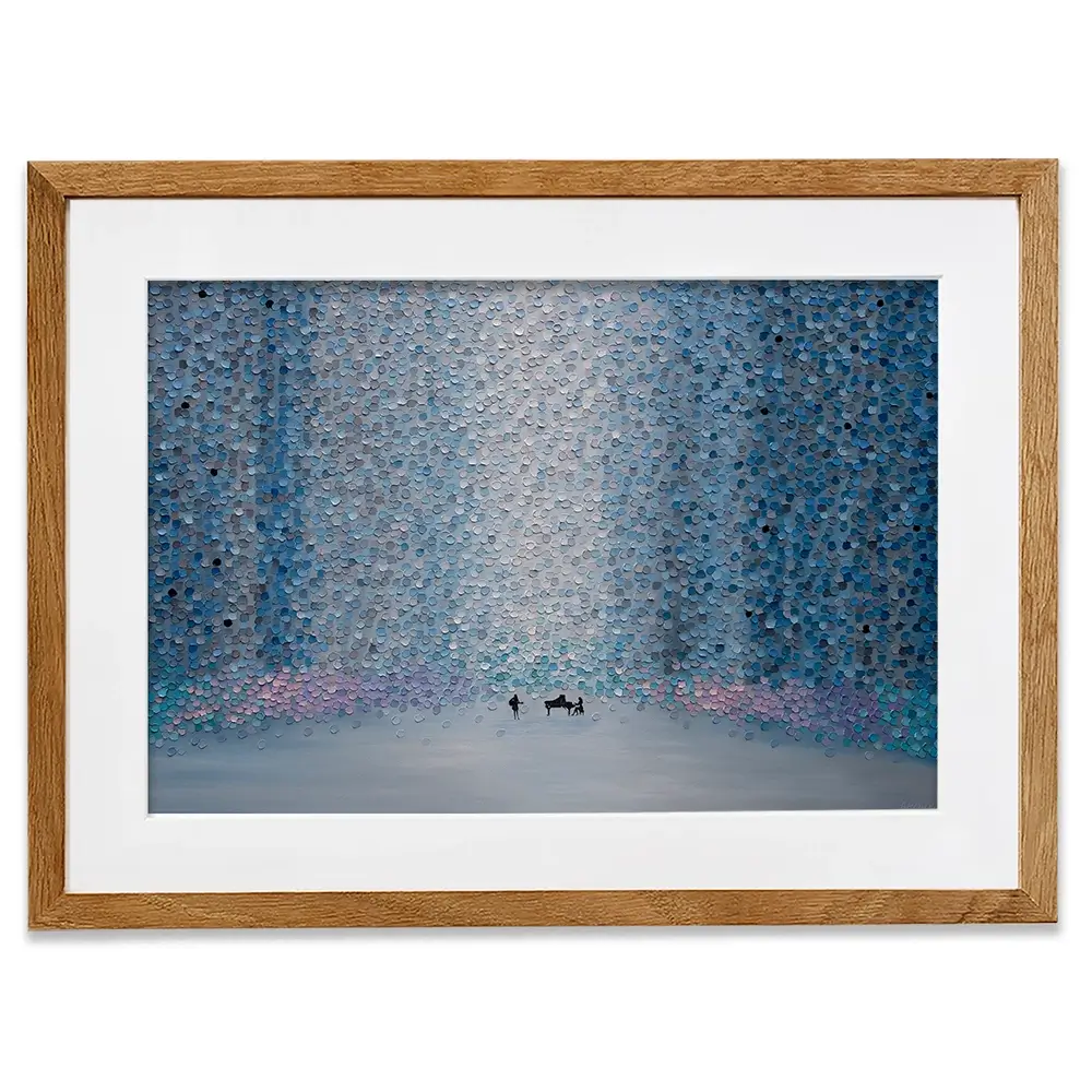 Music And Rain Framed Art Print Music And Rain Framed Art Print wall art product Ekaterina Ermilkina