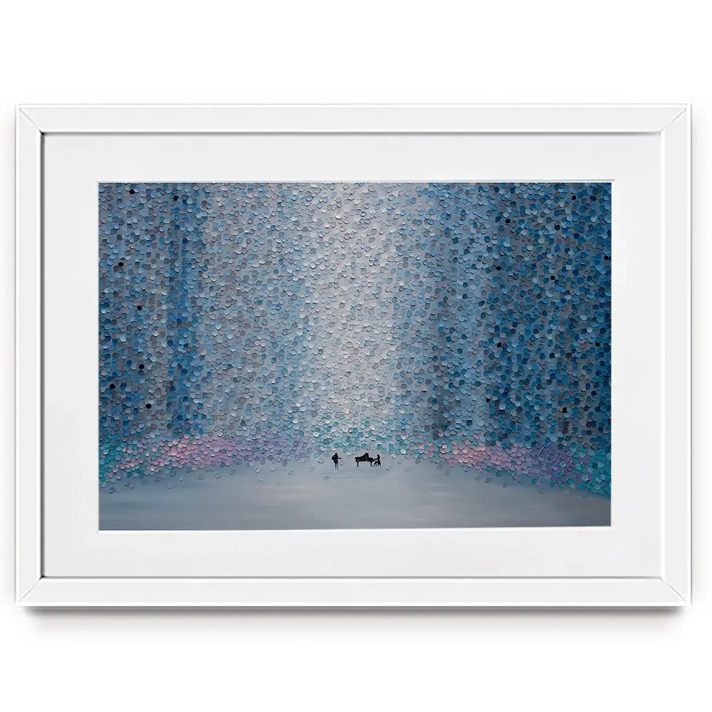Music And Rain Framed Art Print Music And Rain Framed Art Print wall art product Ekaterina Ermilkina