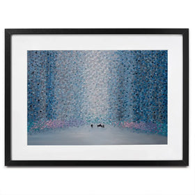 Music And Rain Framed Art Print Music And Rain Framed Art Print wall art product Ekaterina Ermilkina