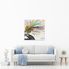 Musical Melody Square Canvas Print wall art product Ashvin Harrison
