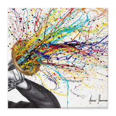 Musical Melody Square Canvas Print wall art product Ashvin Harrison
