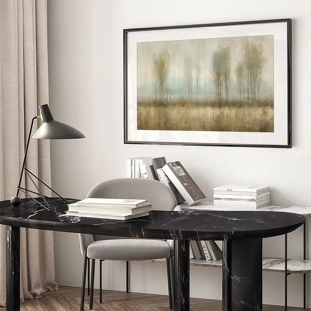 Muted Forest Framed Art Print Muted Forest Framed Art Print wall art product Creative Studio - Independent