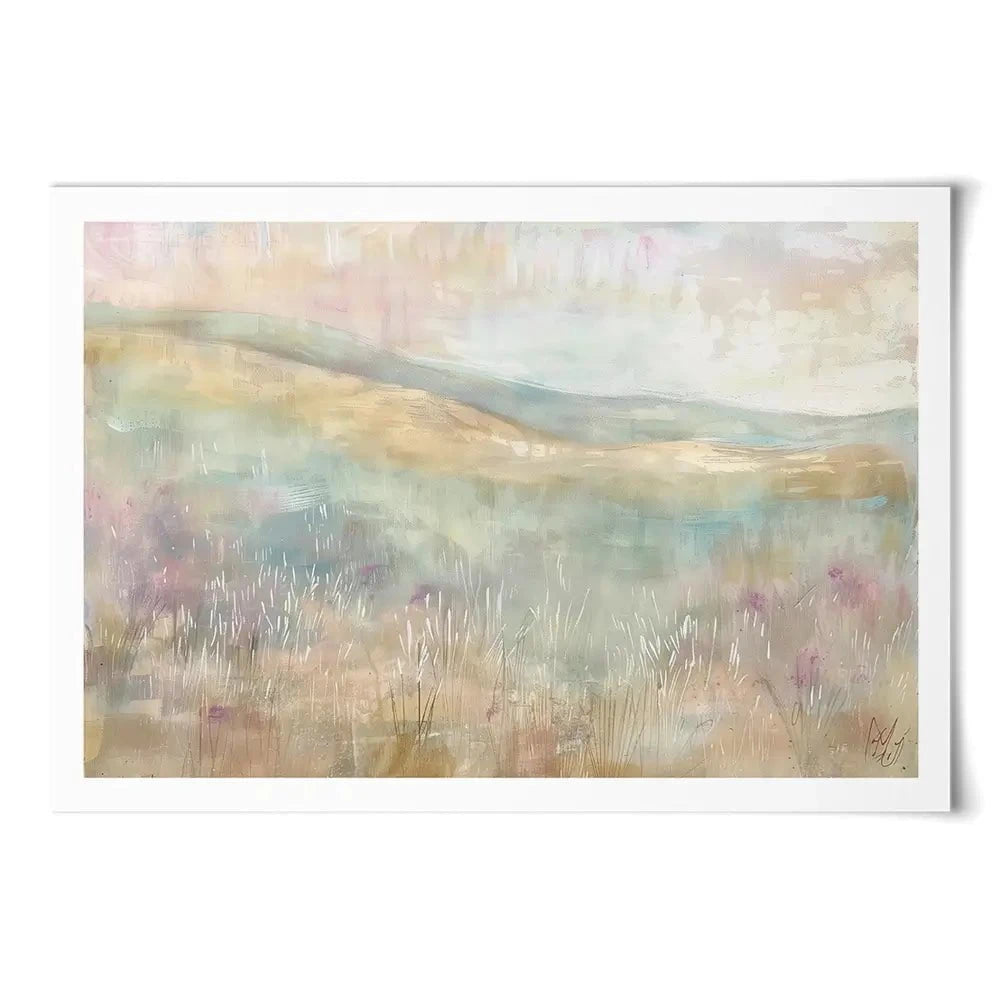 Muted Spring Landscape 1 Art Print Muted Spring Landscape 1 Art Print wall art product Paper House Prints - Independent
