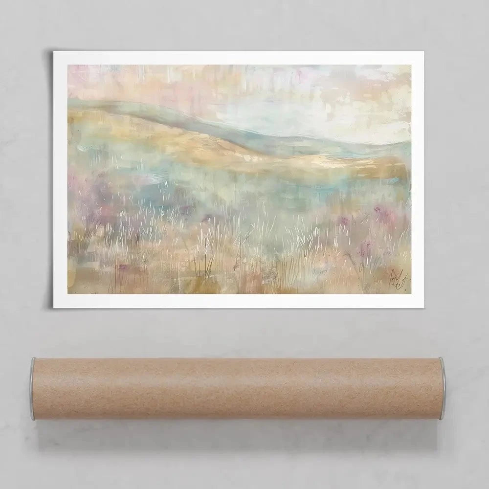 Muted Spring Landscape 1 Art Print Muted Spring Landscape 1 Art Print wall art product Paper House Prints - Independent
