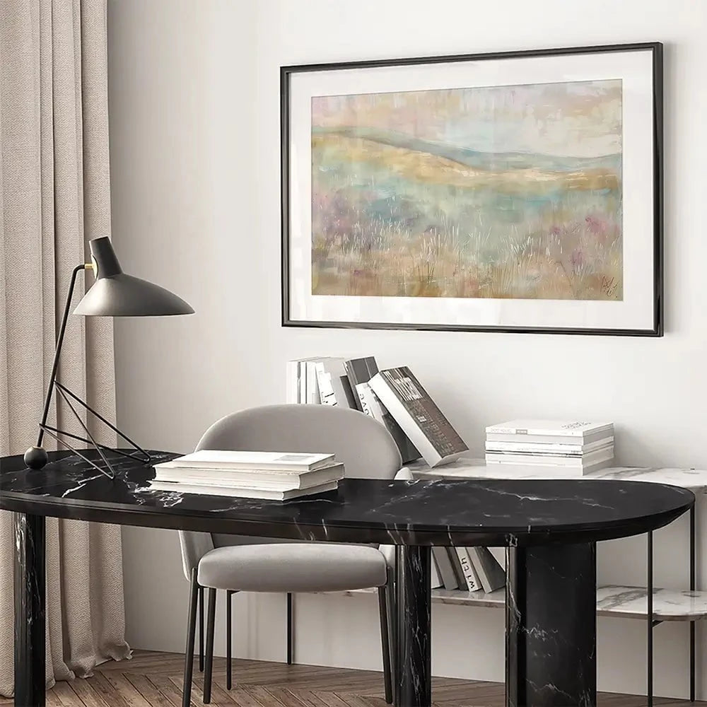 Muted Spring Landscape 1 Framed Art Print Muted Spring Landscape 1 Framed Art Print wall art product Paper House Prints - Independent